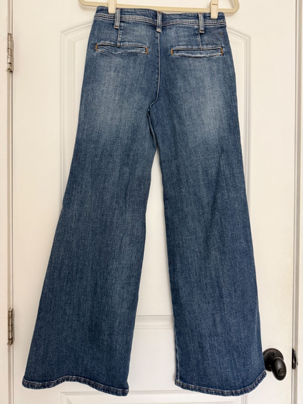 Anthropologie Pilcro Biker Mid-Rise Flare Jeans Size 26 - Picture 4 of 9